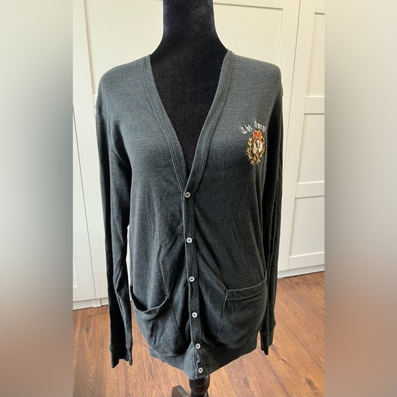 Women’s Chi Omega XO Sorority Collegiate Gray Sweater American Apparel Size M - Picture 5 of 9